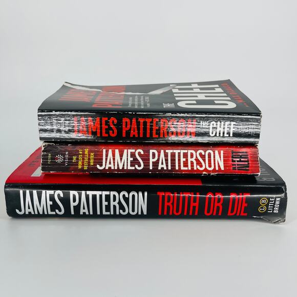 Alert, The Chef and Truth or Die, three books / novels by James Patterson - GUC - Picture 2 of 12